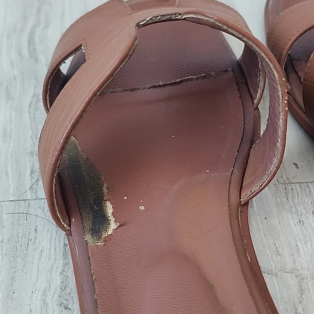 Brown H Sandals - Picture 4 of 8